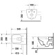 Унитаз подвесной Duravit Happy D.2 54x36 см безободковый 2222090000