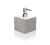 Дозатор для мыла Decor Walther Brownie SSP искусственная кожа тауп/хром 0937149