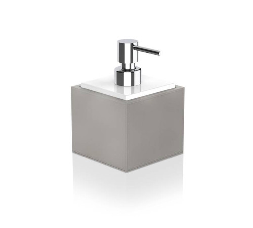 Дозатор для мыла Decor Walther Brownie SSP искусственная кожа тауп/хром 0937149