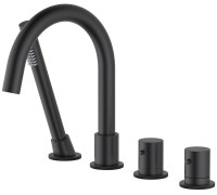 Термостат на борт ванны Timo Saona на 4 отверстия черный 2330/03Y