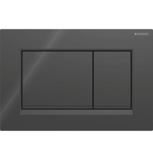 Клавиша смыва Geberit Sigma30 для двойного смыва квадратная черный матовый 115.883.DW.1