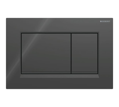 Клавиша смыва Geberit Sigma30 для двойного смыва квадратная черный матовый 115.883.DW.1