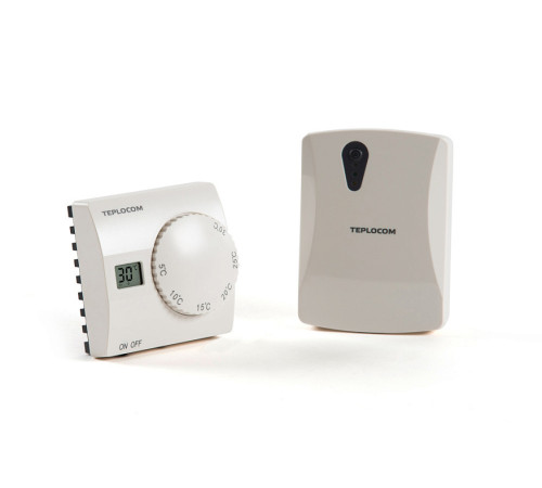 Термостат комнатный Бастион TEPLOCOM TS-2AA/3A RF2 беспроводной 929