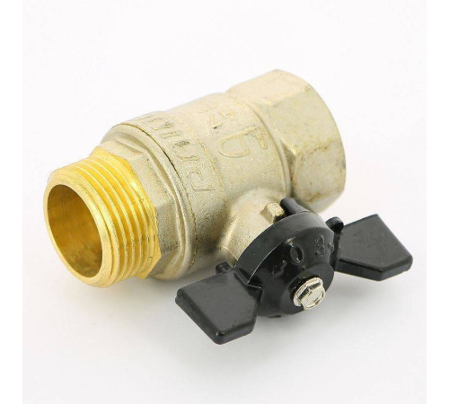 Кран шаровой LD Pride НВ 1 полнопроходной бабочка 47.302.25