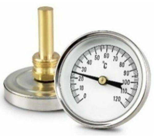 Термометр биметаллический осевой Watts AT 63 мм 1/2 0-120 °C AT6312004