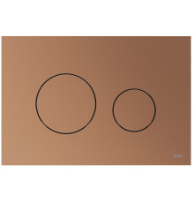 Панель смыва для унитаза TECE TECEloop пластик красная бронза металлик 9240937