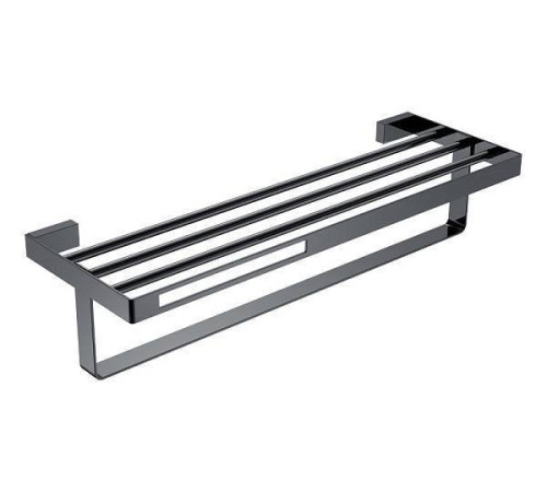 Полка для полотенец Boheme Q подвесная антрацит 10947-SGM