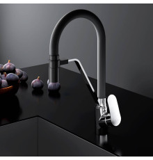 Смеситель для кухни AM.PM Like с каналом для питьевой воды и гибким изливом F8007802