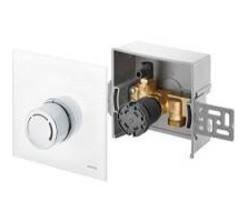 Набор терморегулятора Oventrop Unibox RTL 10-50 °C белое стекло 1022750