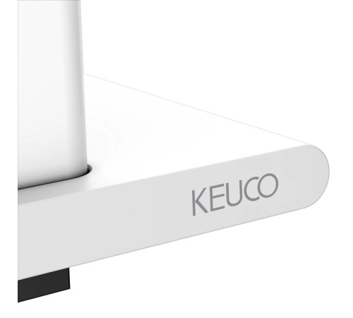 Полочка для душа Keuco Aveno подвесная со стеклоочистителем белая 14659510000
