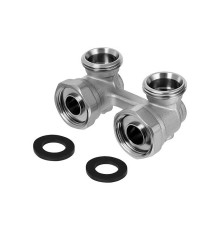 Узел нижнего подключения радиатора Hoobs угловой 3/4 EK HB-7E00E3N05059VA