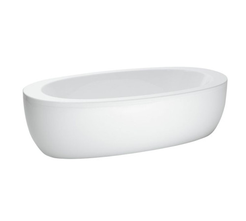 Ванна отдельностоящая Laufen Il Bagno Alessi One 203x102x46 см с каркасом и панелью белый 2.4197.0.000.000.1