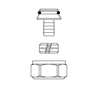 Набор со стяжным кольцом Oventrop 16x2 мм G 3/4 латунь 1027777