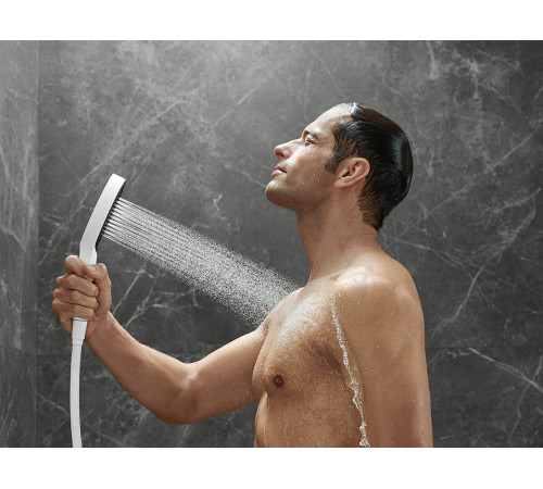 Ручной душ Hansgrohe Rainfinity 130 мм 3jet белый матовый 26864700