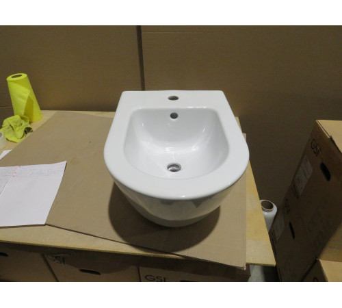 Биде подвесное GSI Pura 500x360 мм с отверстием под смеситель и переливом 8864111