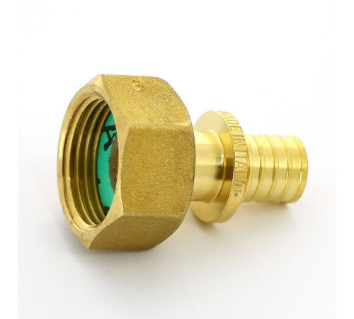 Муфта аксиальная Uni-Fitt 16x3/4 с накидной гайкой и плоской прокладкой 754G6300