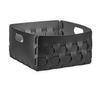 Корзинка ADJ Dubai 35x35x20 см черный/серый 2045.01/03