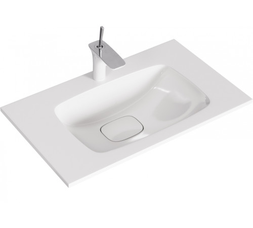 Раковина AQUATON Malaga 750 755х460х180 мм литьевой мрамор Mal.75.04.D