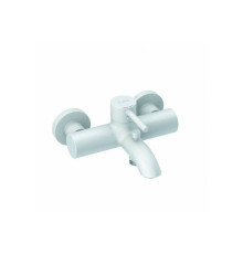 Смеситель для ванны и душа Kludi BOZZ однорычажный белый матовый 386915376