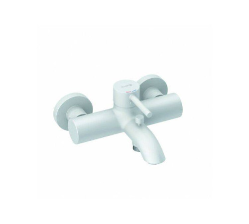 Смеситель для ванны и душа Kludi BOZZ однорычажный белый матовый 386915376