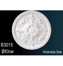 Розетка потолочная Perfect полиуретановая с орнаментом 600 мм B3015