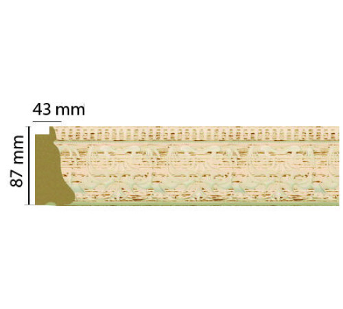 Багет из полистирола Decomaster 91х46х2900 мм 413-919