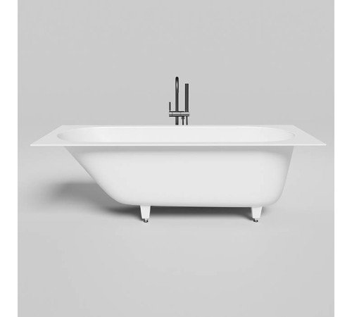 Ванна встраиваемая Salini Ornella 170х80х60 см S-Stone белый матовый 102324M/23101H