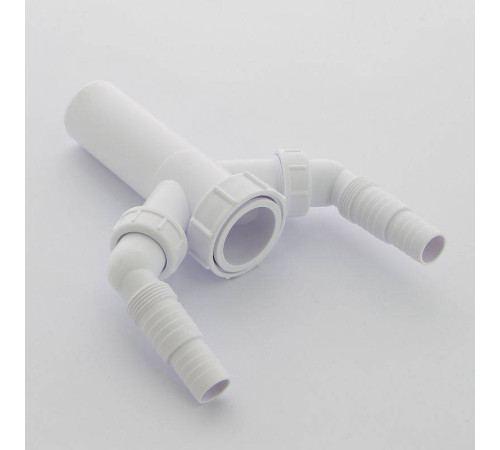 Вставка McAlpine 1 1/2 x 40 мм с двумя угловыми адаптерами для слива H 146 мм TEE4