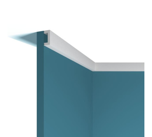 Карниз потолочный Perfect Plus P123 из ударопрочного полимера 2000x100x100 мм P123