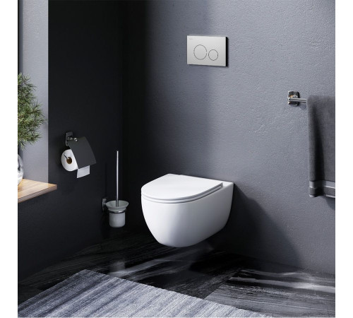 Унитаз подвесной AM.PM Spirit V2.0 FlashClean безободковый с сиденьем микролифт C111700SC