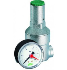 Редуктор давления мембранный FAR 3/4 ВР-ВР хромированный с манометром FA 2855 34