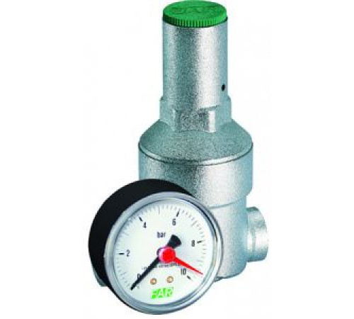 Редуктор давления мембранный FAR 3/4 ВР-ВР хромированный с манометром FA 2855 34