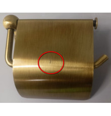 Держатель туалетной бумаги Bath Plus Old Brass с крышкой CA23692
