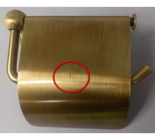 Держатель туалетной бумаги Bath Plus Old Brass с крышкой CA23692