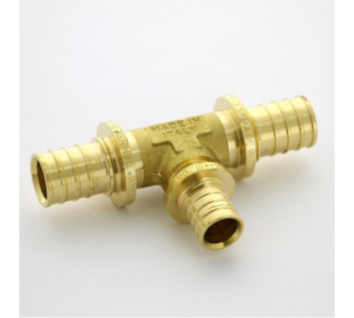 Тройник аксиальный STOUT 25x20x25 мм переходной 507793