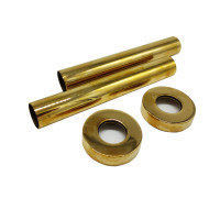 Комплект декоративных трубок SR Rubinetterie 160 мм D 18-20-1/2 золото 0491-1500D160