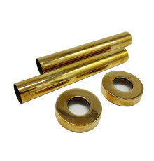 Комплект декоративных трубок SR Rubinetterie 160 мм D 18-20-1/2 золото 0491-1500D160