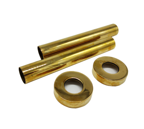 Комплект декоративных трубок SR Rubinetterie 160 мм D 18-20-1/2 золото 0491-1500D160