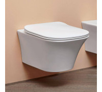 Унитаз подвесной antoniolupi Cabo безободковый с сиденьем Soft-close CABO1