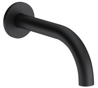 Излив для ванны Kludi Bozz 160 мм 3/4 черный матовый 3850539