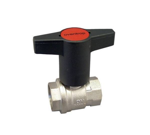 Кран шаровой Oventrop Optibal полнопроходной DN 20 3/4 ВВ удлиненная ручка антрацит 1077106