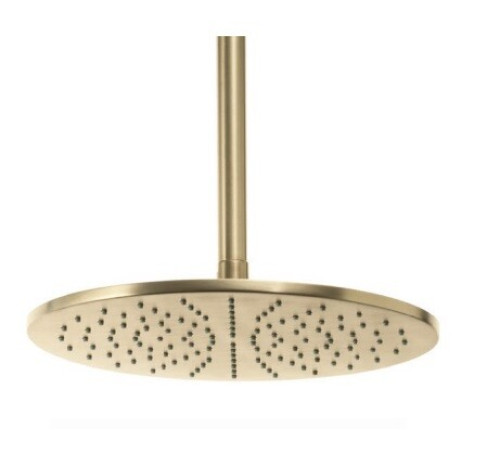 Верхний душ Fima Carlo Frattini Showerhead 250x250 мм брашированная шампань F2621/2HS