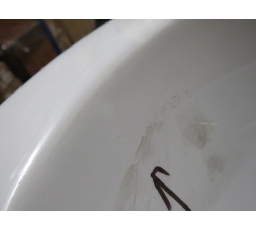 УЦЕНКА Биде напольное GSI Kube X 550х360 мм белое глянцевое 9462111_УЦ/3