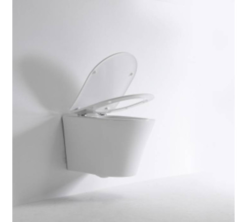 Унитаз подвесной TECE TECEspring K Kompakt безободковый сиденье Slim микролифт белый 9700997