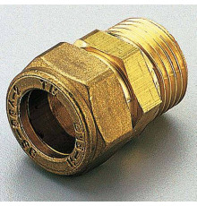 Муфта компрессионная Tiemme 1000 28х3/4 наружная коническая резьба 1000078