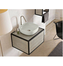 Раковина накладная Scarabeo Glam 40х40 см Pearl 1806/41