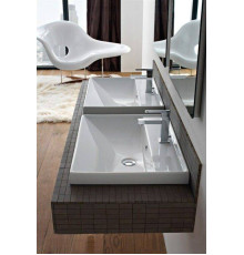 Раковина подвесная Scarabeo ML 61.5x47 см 1 отверстие для смесителя белая 3004