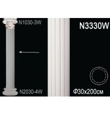 Тело колонны Perfect N3330W полиуретан N3330W