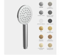 Ручной душ Fima Carlo Frattini Handshowers 90 мм F1190CS брашированный черный хром