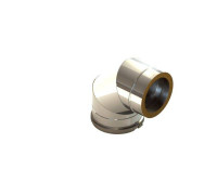 Колено 90° Jeremias Eco DW 130 мм нержавеющая сталь EDW60130